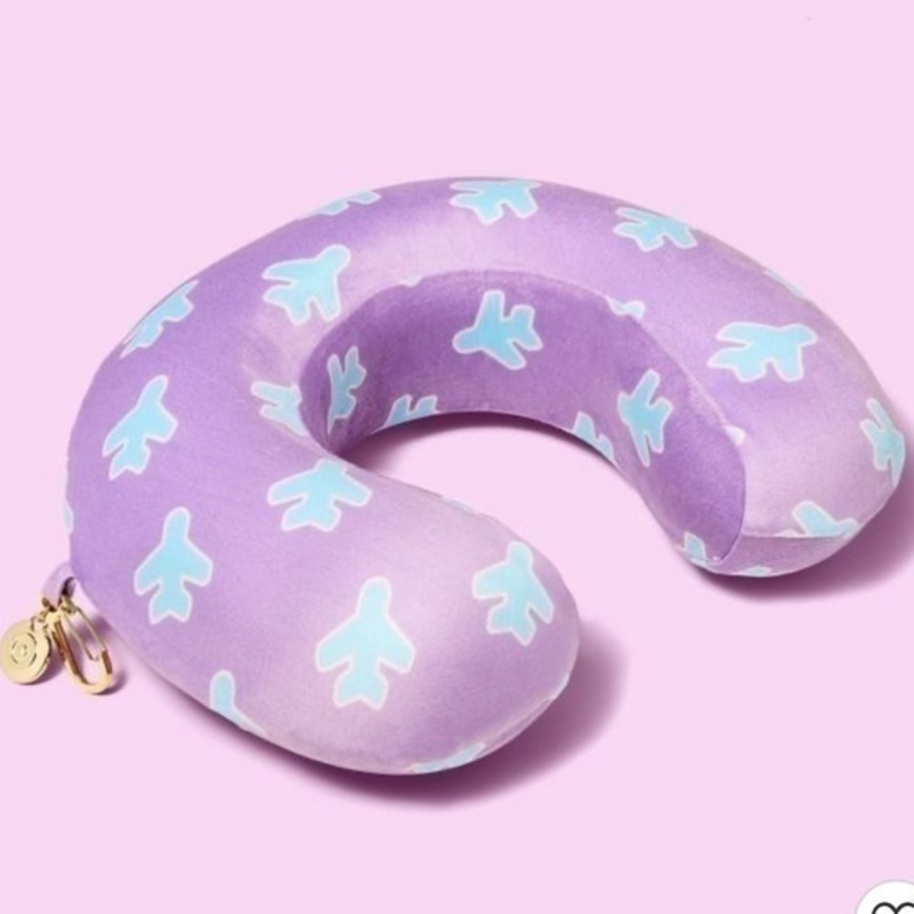 Travel Pillow Purple/Blue Airplanes - Stoney Clover Lane x Target